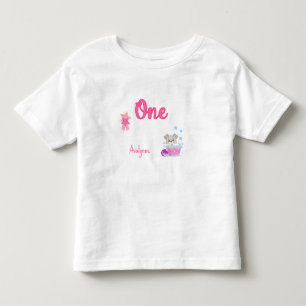 Camiseta De Bebé Cachorro personalizado en la tina de baño, cumplea