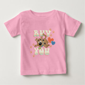 Camiseta De Bebé Cachorro Scooby-Doo "Ruv You"
