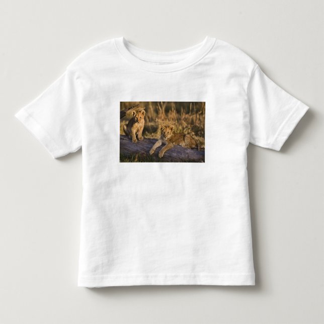 Camiseta De Bebé Cachorros de León en Tronco (Anverso)