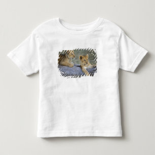 Camiseta De Bebé Cachorros de León en Tronco
