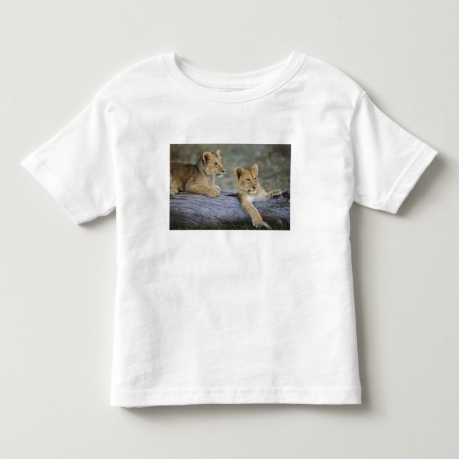 Camiseta De Bebé Cachorros de León en Tronco (Anverso)