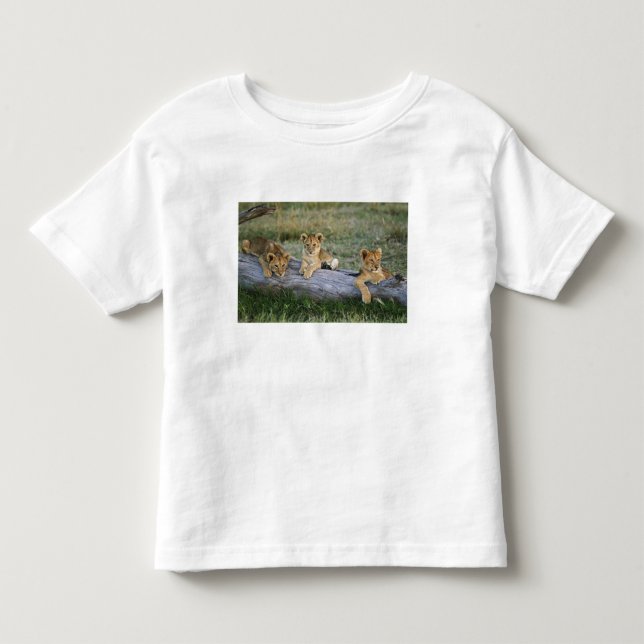 Camiseta De Bebé Cachorros de León en Tronco (Anverso)