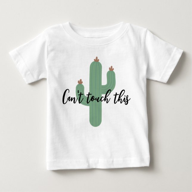 Camiseta De Bebé Cactus Cactus Cactus Baby Shirt (Anverso)