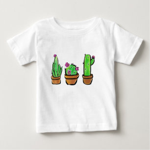 Camiseta De Bebé Cactus cactus succulantes