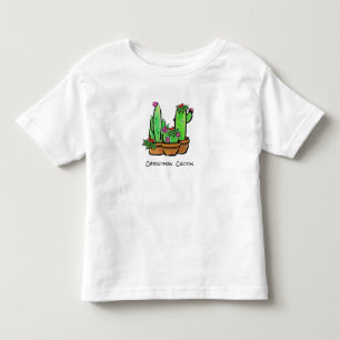 Camiseta De Bebé Cactus de Navidad festivo Cactus cactáceas suculen