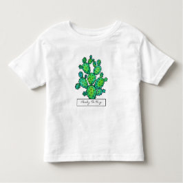 Camiseta De Bebé Cactus espinoso de la acuarela magnífica