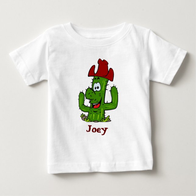 Camiseta De Bebé Cactus Joey (Anverso)