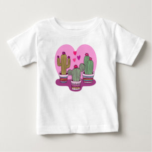 Camiseta De Bebé cactus lindo