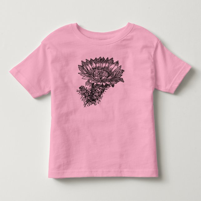 Camiseta De Bebé Cactus Toddler's Shirt (Anverso)