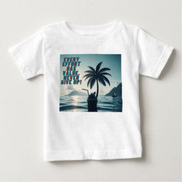 Camiseta De Bebé Cada Esfuerzo Importa Nunca Rendirse