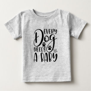 Camiseta De Bebé Cada Perro Necesita Una Invitación De Embarazo Pa