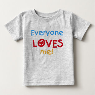 Camiseta De Bebé Cada uno me ama