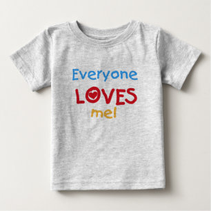 Camiseta De Bebé Cada uno me ama