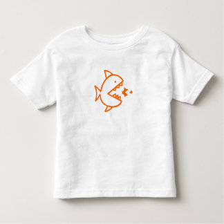 Camiseta De Bebé cadena alimentaria de peces