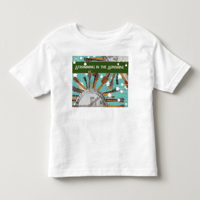 CAMISETA DE BEBÉ CADENAS DE GUITARRA AL SOL (Anverso)