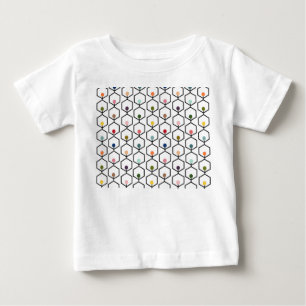 Camiseta De Bebé Cadenas de hexágonos