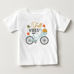Camiseta De Bebé Cae Vibes Por Bicicleta