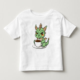 Camiseta De Bebé Café, caos y dracentabilidad