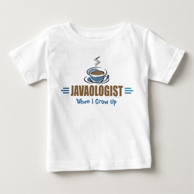 Camiseta De Bebé Café Divertido (Anverso)