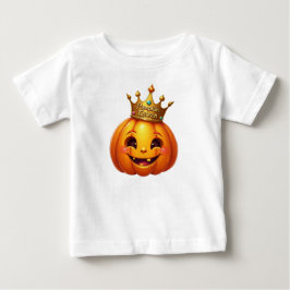 Camiseta De Bebé Caída del bebé de la reina de la calabaza adorable
