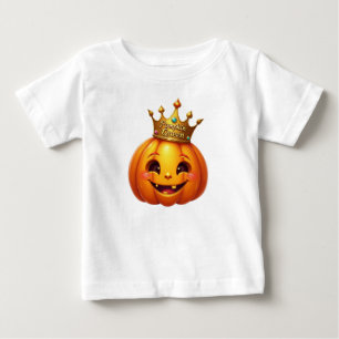 Camiseta De Bebé Caída del bebé de la reina de la calabaza adorable