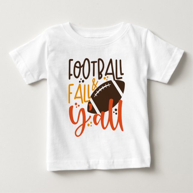Camiseta De Bebé Caída del fútbol y todos (Anverso)