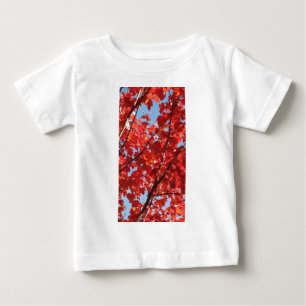 Camiseta De Bebé Caída Roja