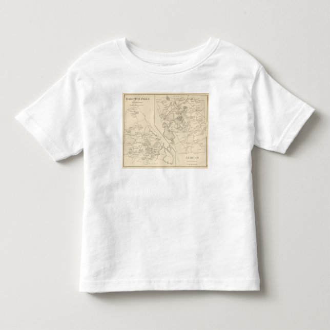 Camiseta De Bebé Caídas de Hampton, castañas (Anverso)