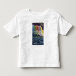 Camiseta De Bebé Caídas de la herradura iluminadas en la noche