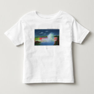 Camiseta De Bebé Caídas de la herradura iluminadas en la noche # 2