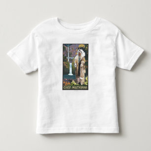 Camiseta De Bebé Caídas de Multnomah, OregonChief Multnomah