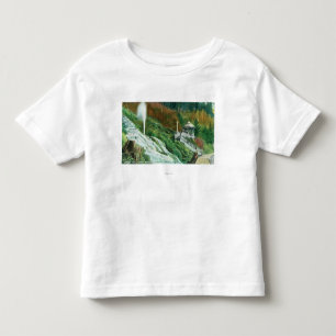 Camiseta De Bebé Caídas de Oxone y primaveras de ViewShasta de la
