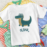 Caimán bebé divertido y lindo personalizado