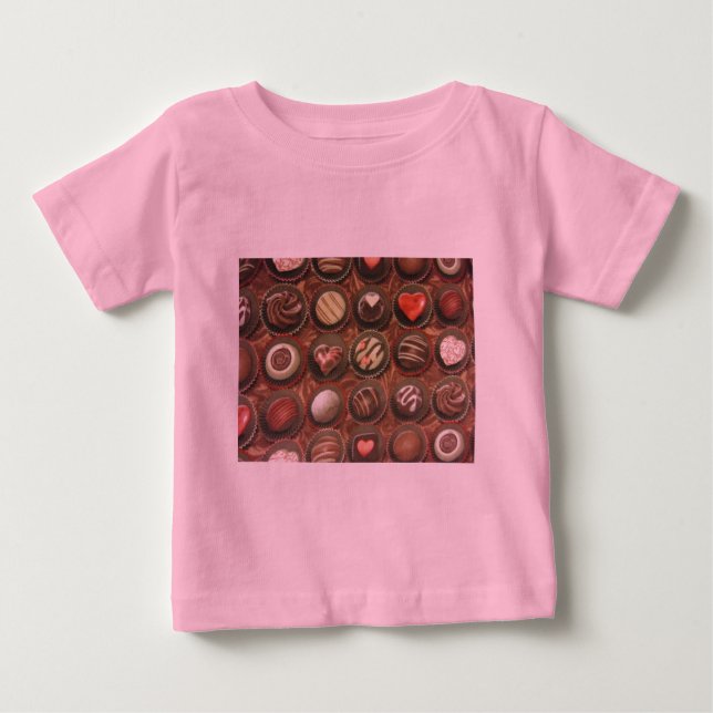 Camiseta De Bebé Caja de chocolate (Anverso)