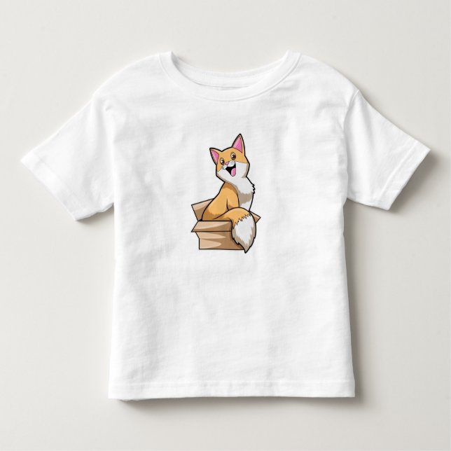 Camiseta De Bebé Caja de gatos (Anverso)