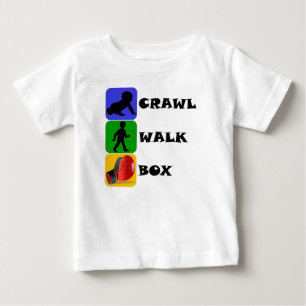Camiseta De Bebé Caja del paseo del arrastre