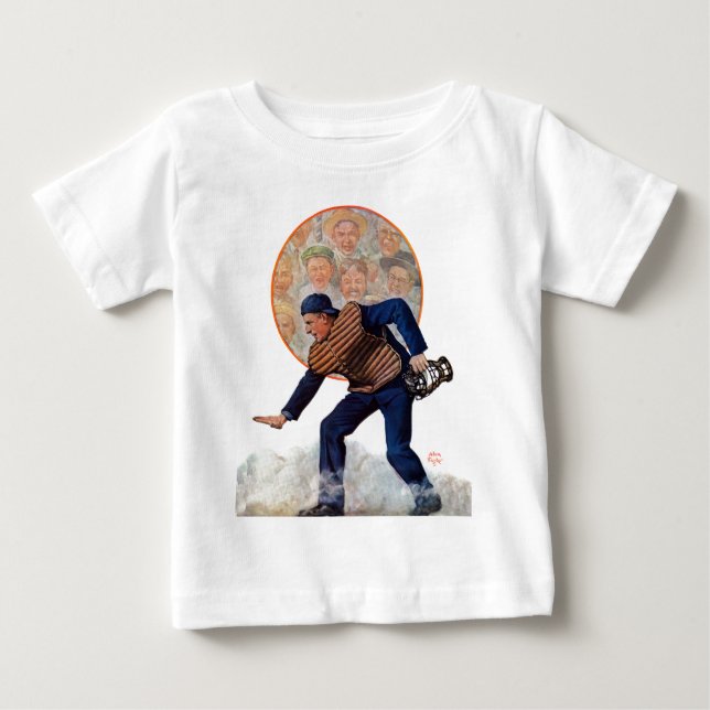 Camiseta De Bebé Caja fuerte en la placa (Anverso)