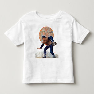 Camiseta De Bebé Caja fuerte en la placa