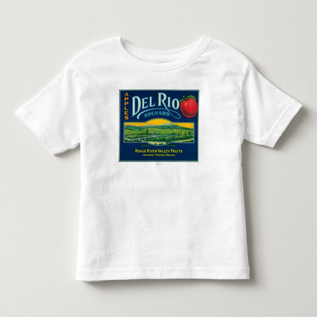 Camiseta De Bebé Cajón LabelMedford de Del Río Apple, O (Anverso)