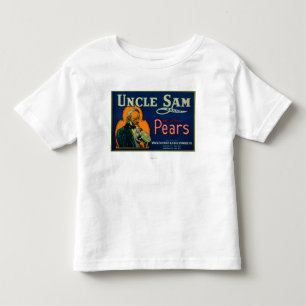 Camiseta De Bebé Cajón LabelWapato, WA de la pera del tío Sam
