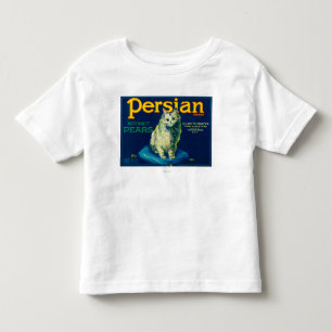 Camiseta De Bebé Cajón persa LabelYakima, WA de la pera
