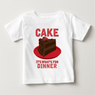 Camiseta De Bebé Cake, es lo que es para DInner
