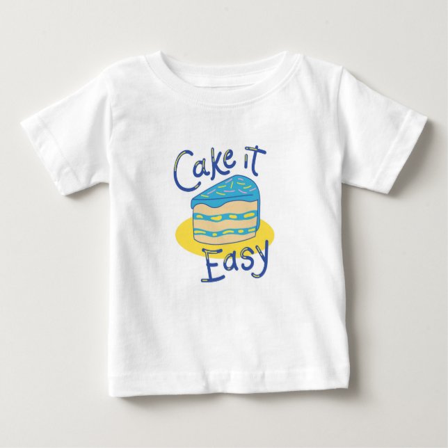 Camiseta De Bebé Cake It Easy: Sweet Dreams Edition (Anverso)