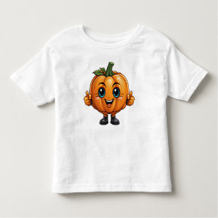 Camiseta De Bebé Calabaza Adorable con cara