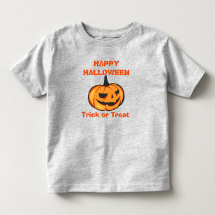 Camiseta De Bebé Calabaza asustada Feliz Halloween