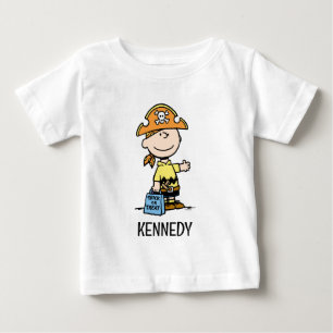 Camiseta De Bebé Calabaza Charlie Brown Pirata Halloween