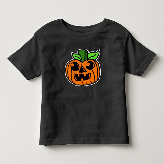 Camiseta De Bebé Calabaza Chibi (Anverso)