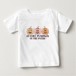 Camiseta De Bebé Calabaza Cutest