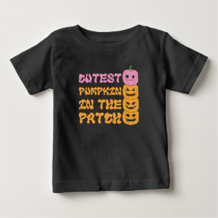 Camiseta De Bebé Calabaza Cutest