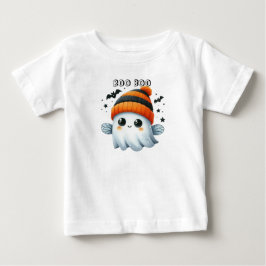 Camiseta De Bebé Calabaza de fantasma lindo Halloween
